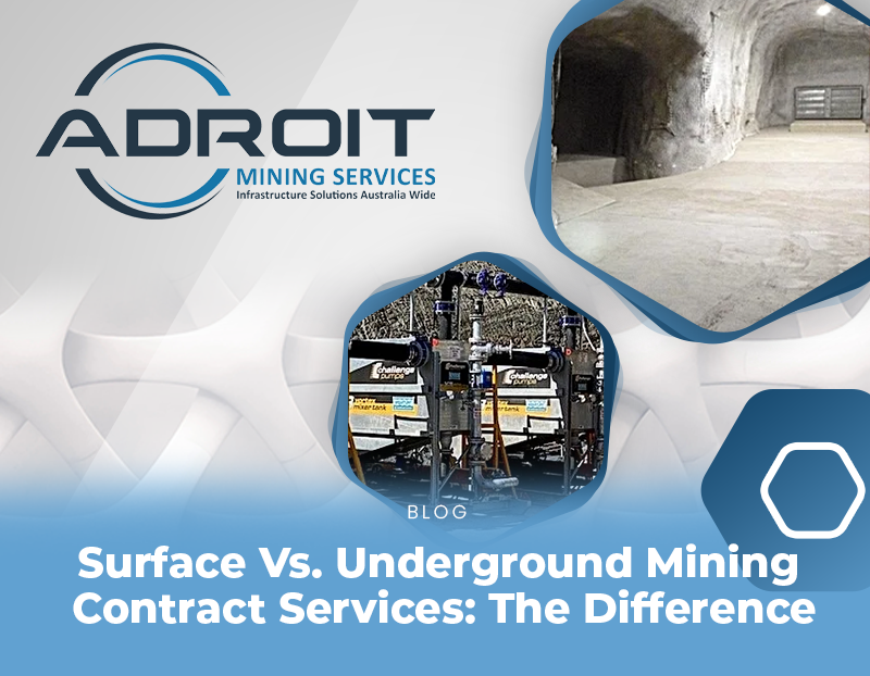 Understanding the Differences Between Surface and Underground Mining Contract Services in Kambalda